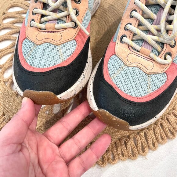 Taos Super Hiker Sneaker Low Top Size 7 Retro Multi - Picture 7 of 10